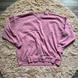 Under Armour Oversized Pink Sweatshirt